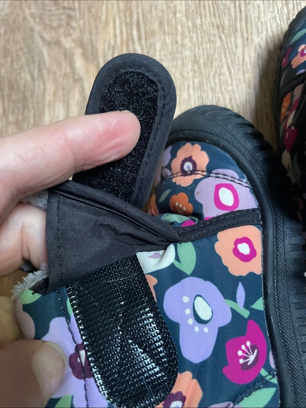 Toddler Floral Insulated Rain & Snow Boots - Purple Multi
